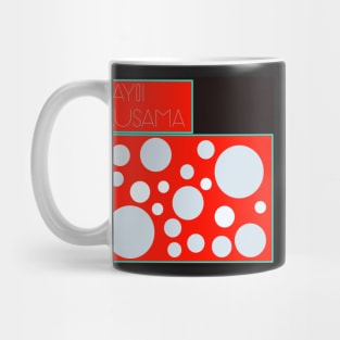 Yayoi Kusama inspired design Mug